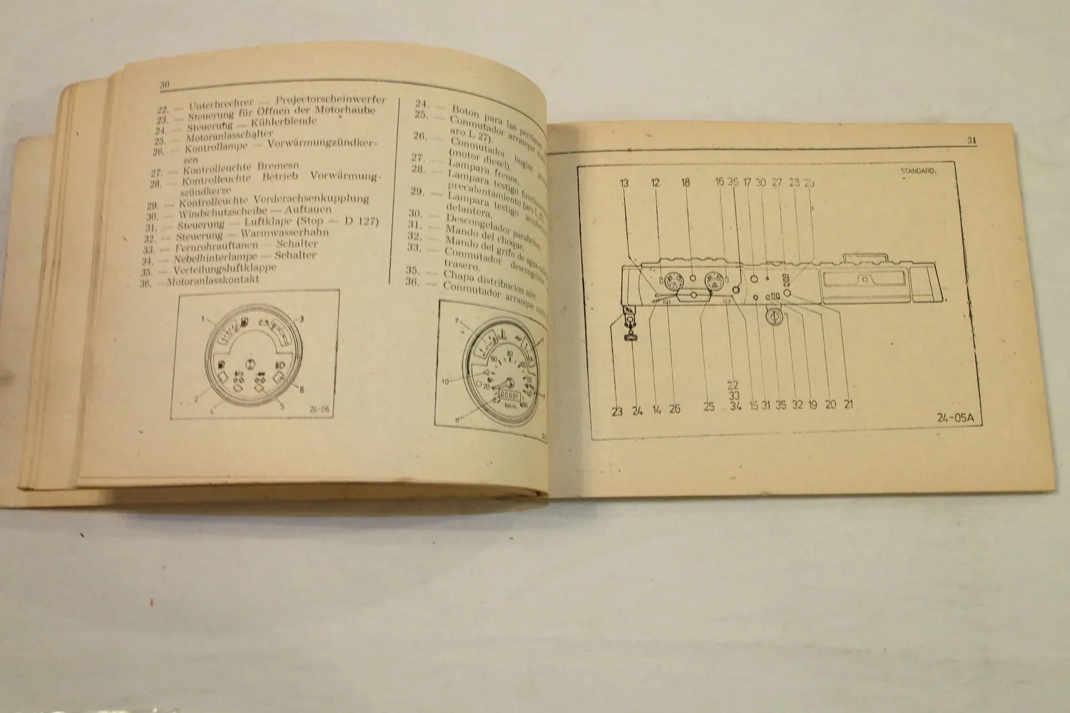 Aro 24 - 320 4x4 Technisches Handbuch Bedienungsanleitung Libro Tecnico 1988