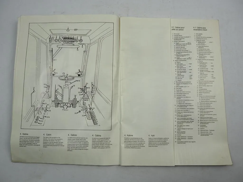 Atlas 1704 LC Hydraulikbagger Raupenbagger Betriebsanleitung Wartung 1988