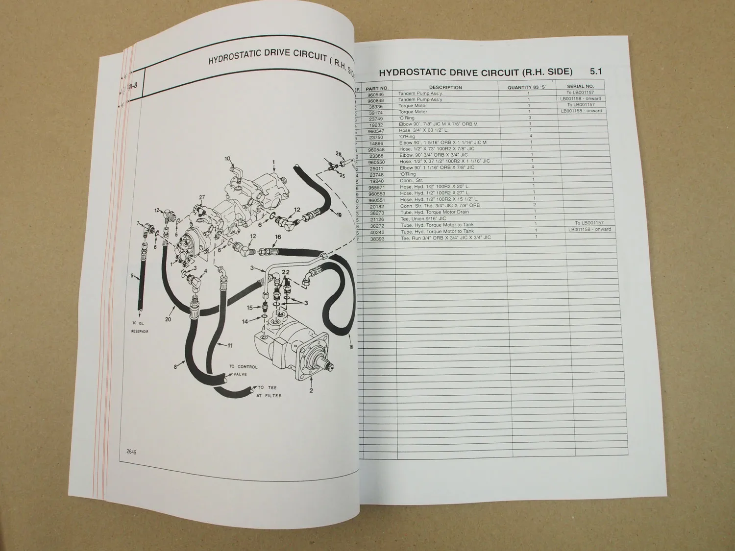 Atlas 585 Ersatzteilliste Spare Parts List