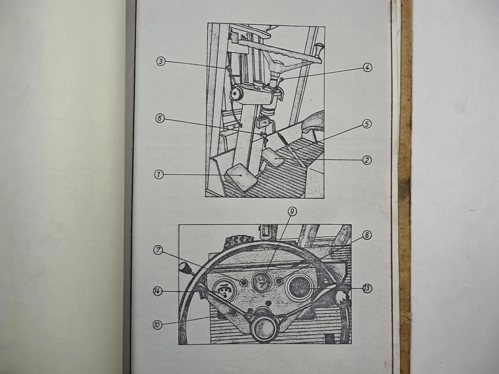 Atlas Gabelstapler 3,5 t mit Motor Deutz Ford Betriebsanleitung 1971