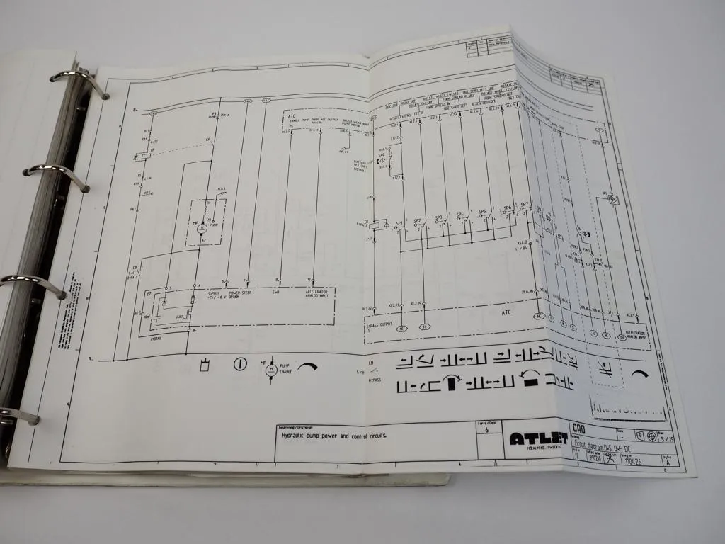 Atlet ATC II ATC2 Bordcomputer Servicehandbuch Schaltpläne Wiring Diagrams