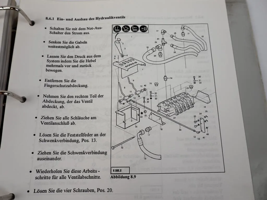 Atlet UNS UNE UNC UHS E 120 140 141 200 tergo Stapler Service Werkstatthandbuch