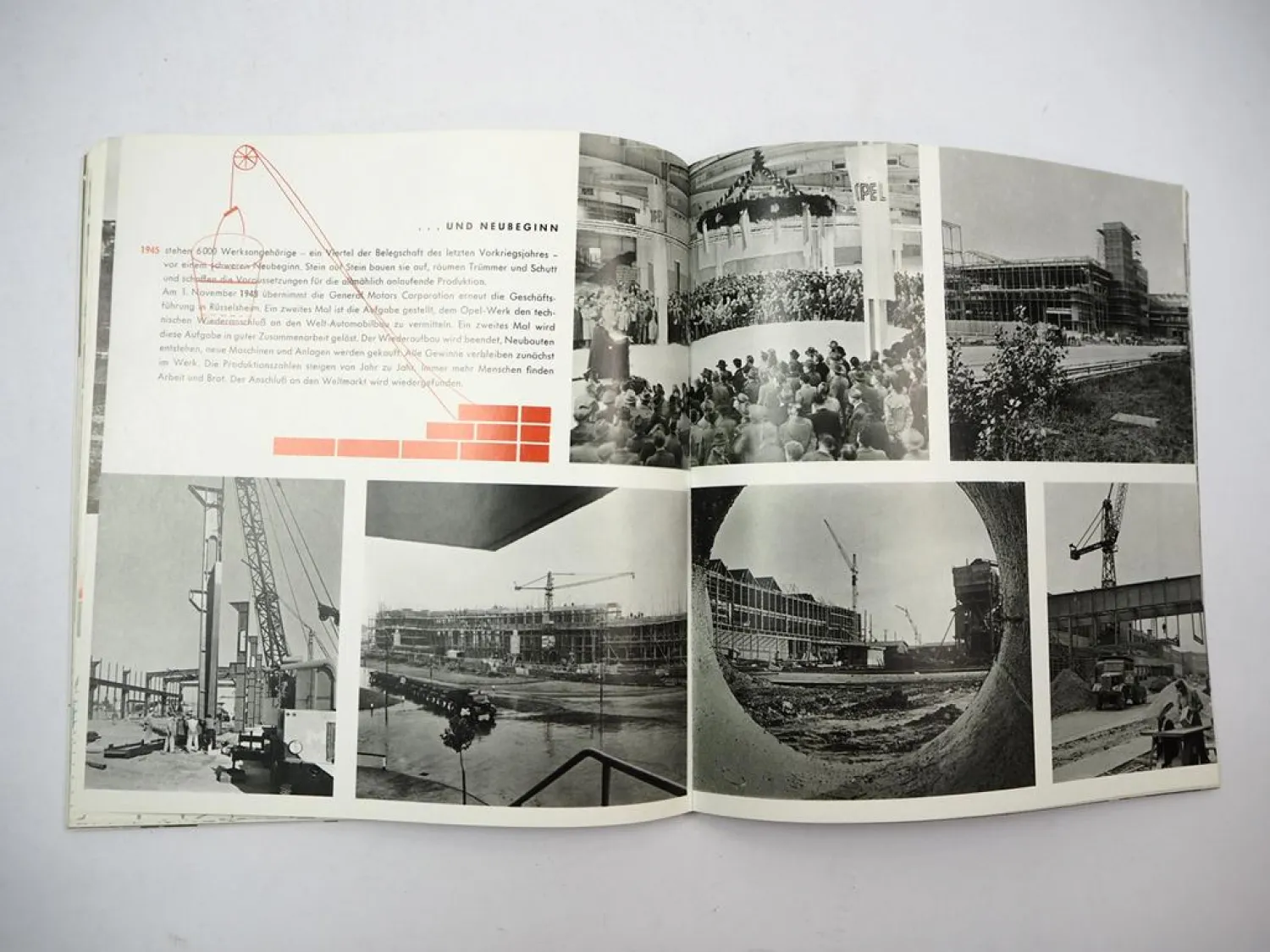 Auch das ist Opel 1962 Firmengeschichte Wegweiser für Mitarbeiter
