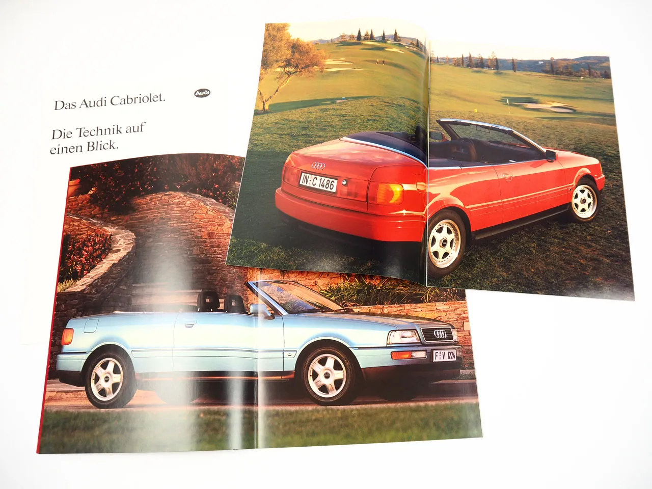 Audi 80 B4 Cabriolet 2x Prospekt 1992/94