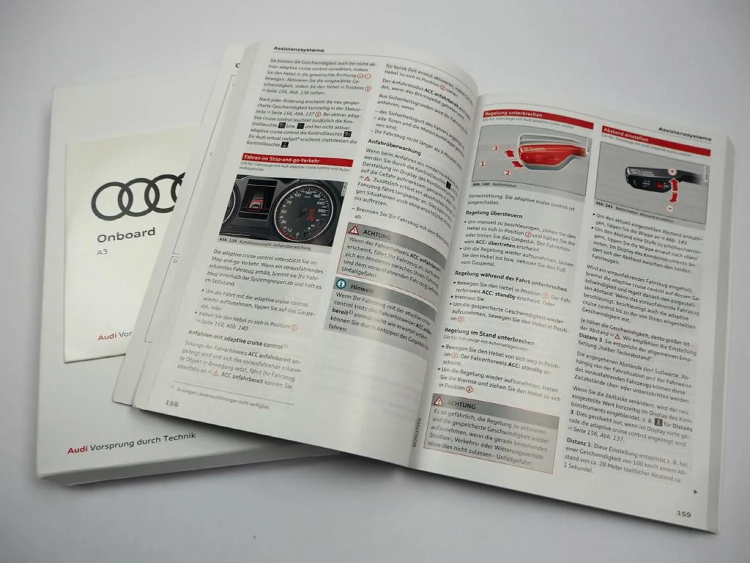 Audi A3 8V RS3 S3 Cabrio Limousine Sportback Betriebsanleitung 7/2019 Bordmappe
