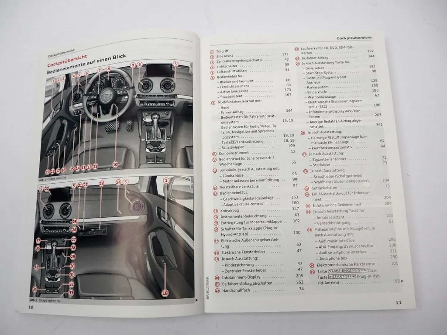Audi A3 S3 8V Bedienungsanleitung Betriebsanleitung 7/2016 Bordbuch deutsch