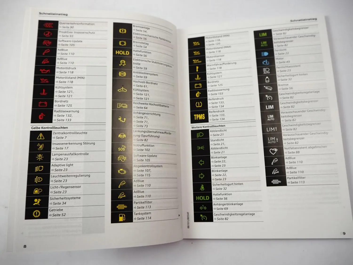 Audi A5 B10 Betriebsanleitung Bedienung Bordbuch gekürzte Version 6/2025 deutsch