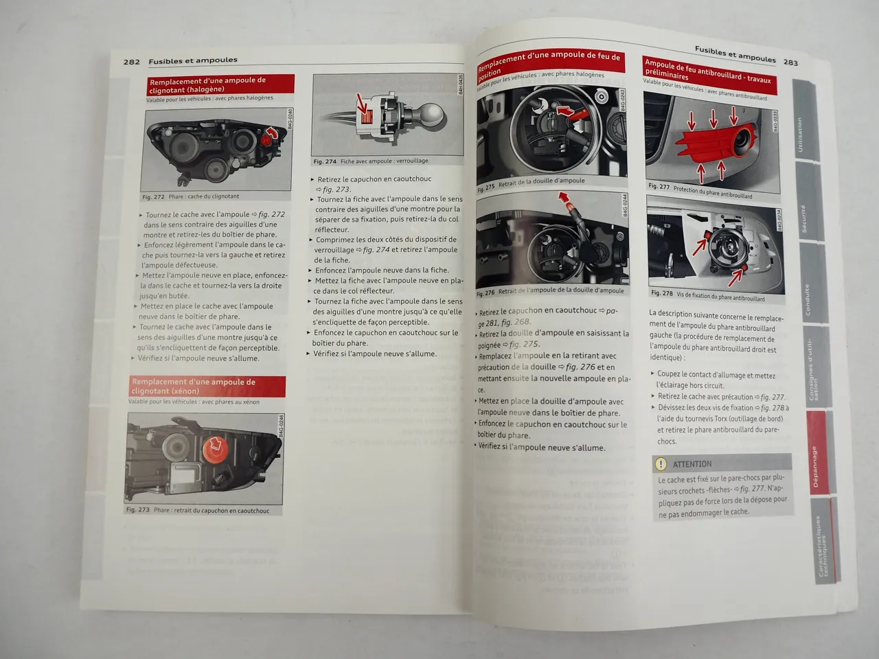 Audi A6 C7 4G et hybrid Notice d´Utilisation dossier embarqué Nov 2011