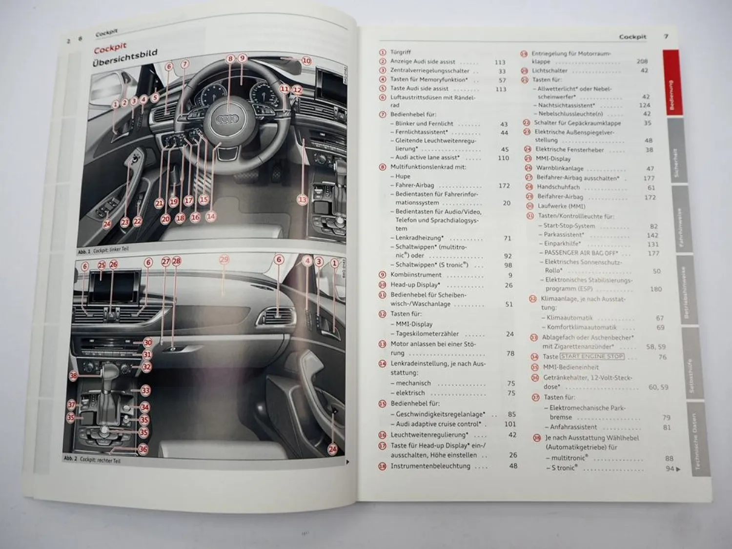 Audi A6 C7 Typ 4G Betriebsanleitung Bedienung 5/2011 Original Bordbuch deutsch