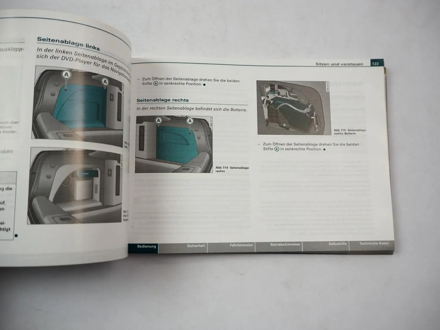 Audi A8 D3 4E Betriebsanleitung Bedienungsanleitung Bordbuch 7/2002 Deutsch