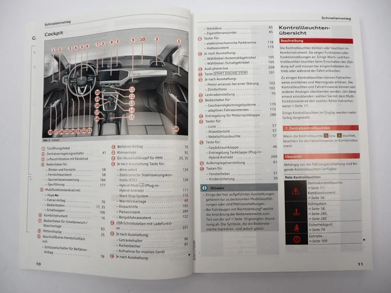Audi Q3 F3 & RS Q3 Betriebsanleitung Bedienungsanleitung Bordbuch 6/2022