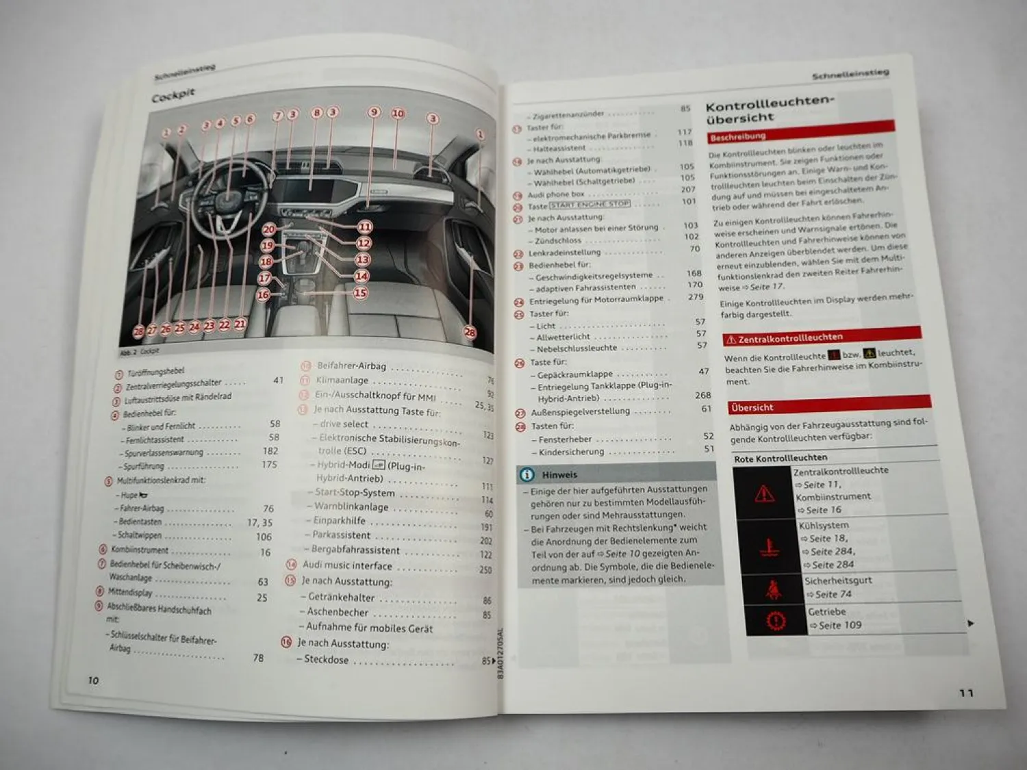 Audi Q3 F3 Sportback 35 40 RSQ3 Betriebsanleitung Bedienungsanleitung 11/ 2021