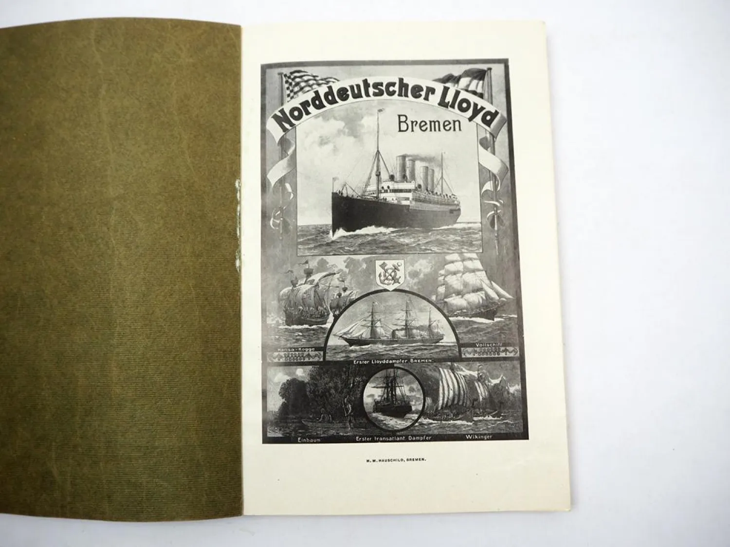 Aus dem Betriebe des Norddeutschen Lloyd Bremen ca. 1912 Firmengeschichte