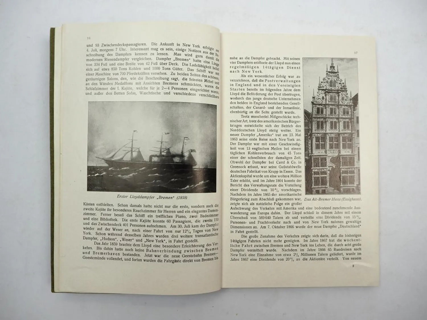 Aus dem Betriebe des Norddeutschen Lloyd Bremen ca. 1912 Firmengeschichte
