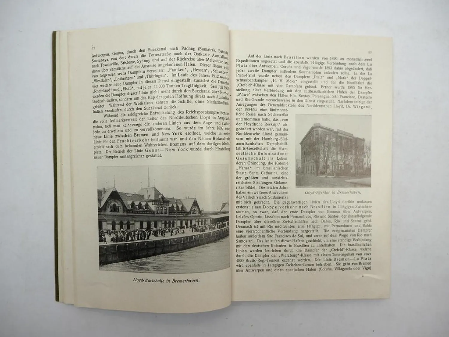 Aus dem Betriebe des Norddeutschen Lloyd Bremen ca. 1912 Firmengeschichte