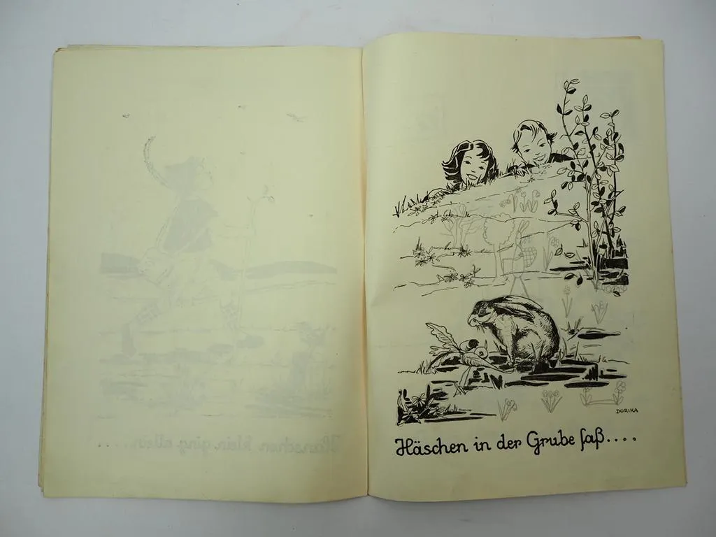 Aus dem Reiche des Kindes Malheft nach deutschen Kinderliedern ca. 1950