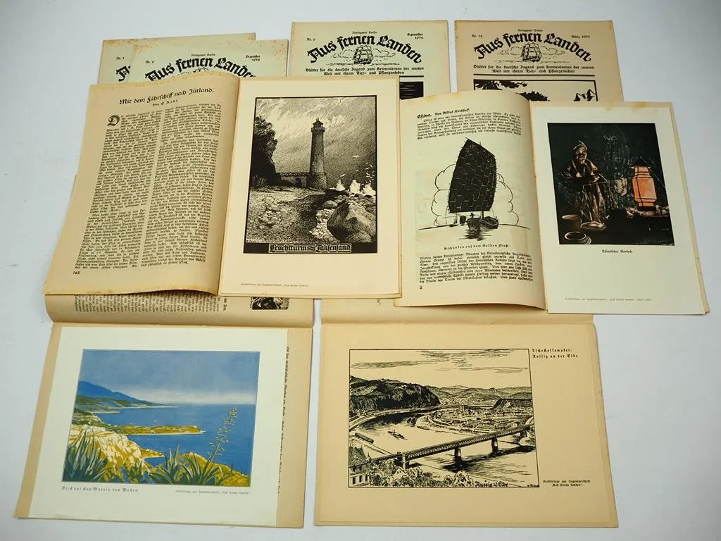 Aus fernen Landen 8x Zeitschrift für die Jugend 1932/35