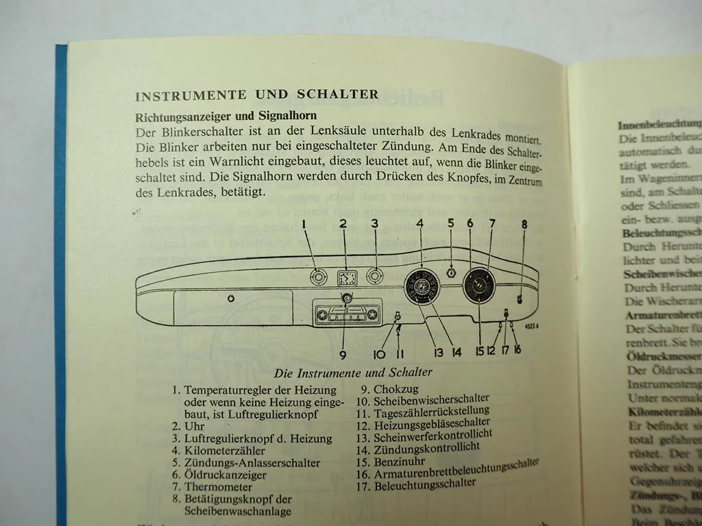 Austin A55 A60 Cambridge Mark II Countryman Betriebsanleitung Bedienung