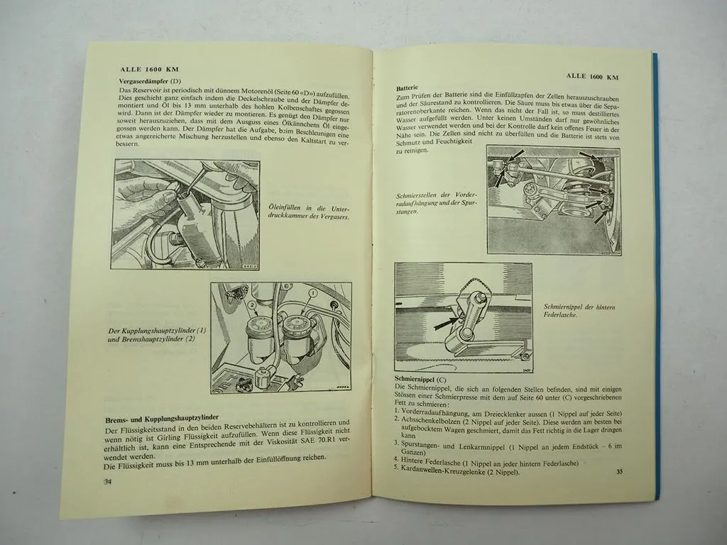 Austin A55 A60 Cambridge Mark II Countryman Betriebsanleitung Bedienung