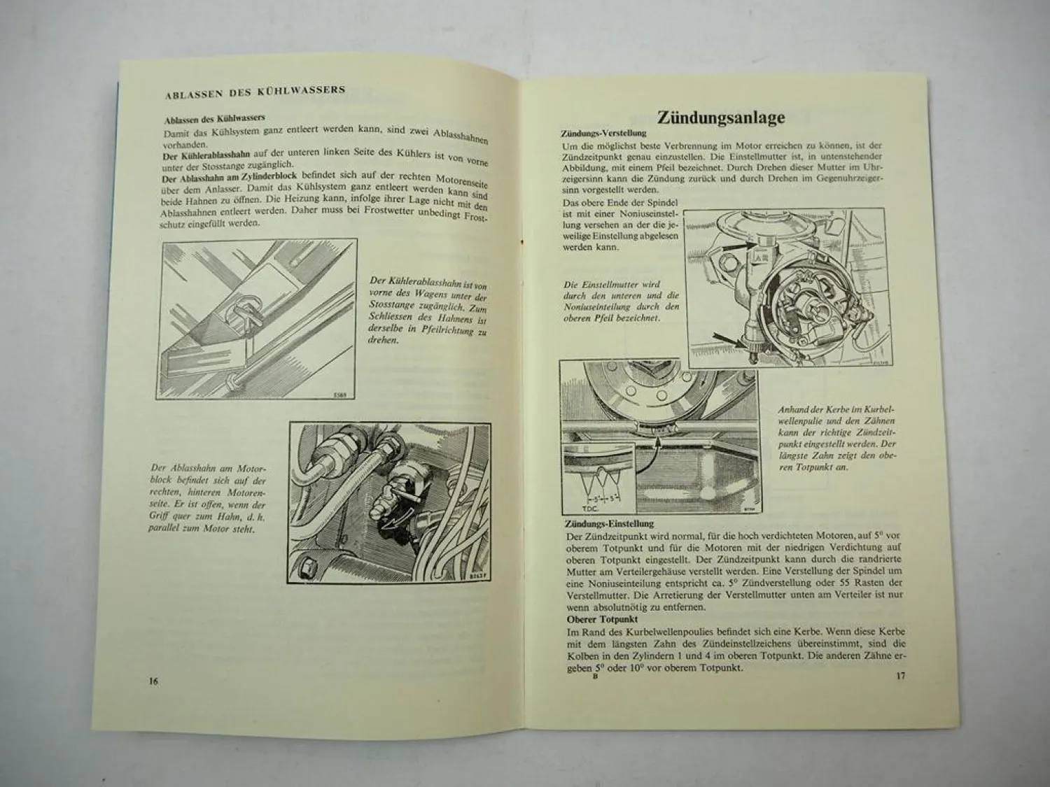 Austin A55 Cambridge Mark II Betriebsanleitung Bedienungsanleitung