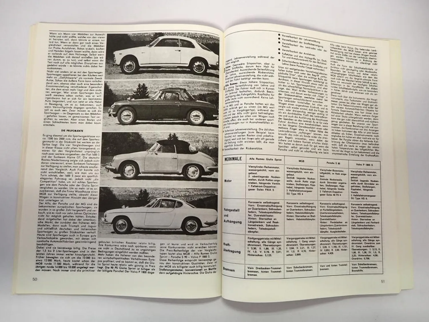 Auto im Zeitblick Porsche 1956 - 1965 Automobilia Shop Mark Zweigardt1979