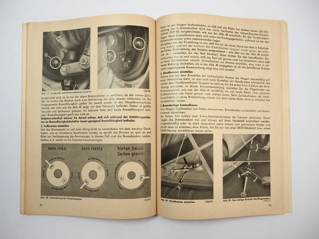 Auto Union DKW 3=6 40 PS 900 ccm Betriebsanleitung 1958