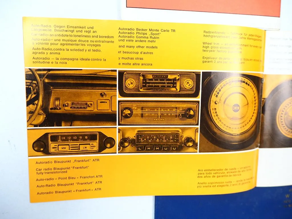 Auto Union DKW F12 / 65 Betriebsanleitung Scheckheft Bordmappe 1964