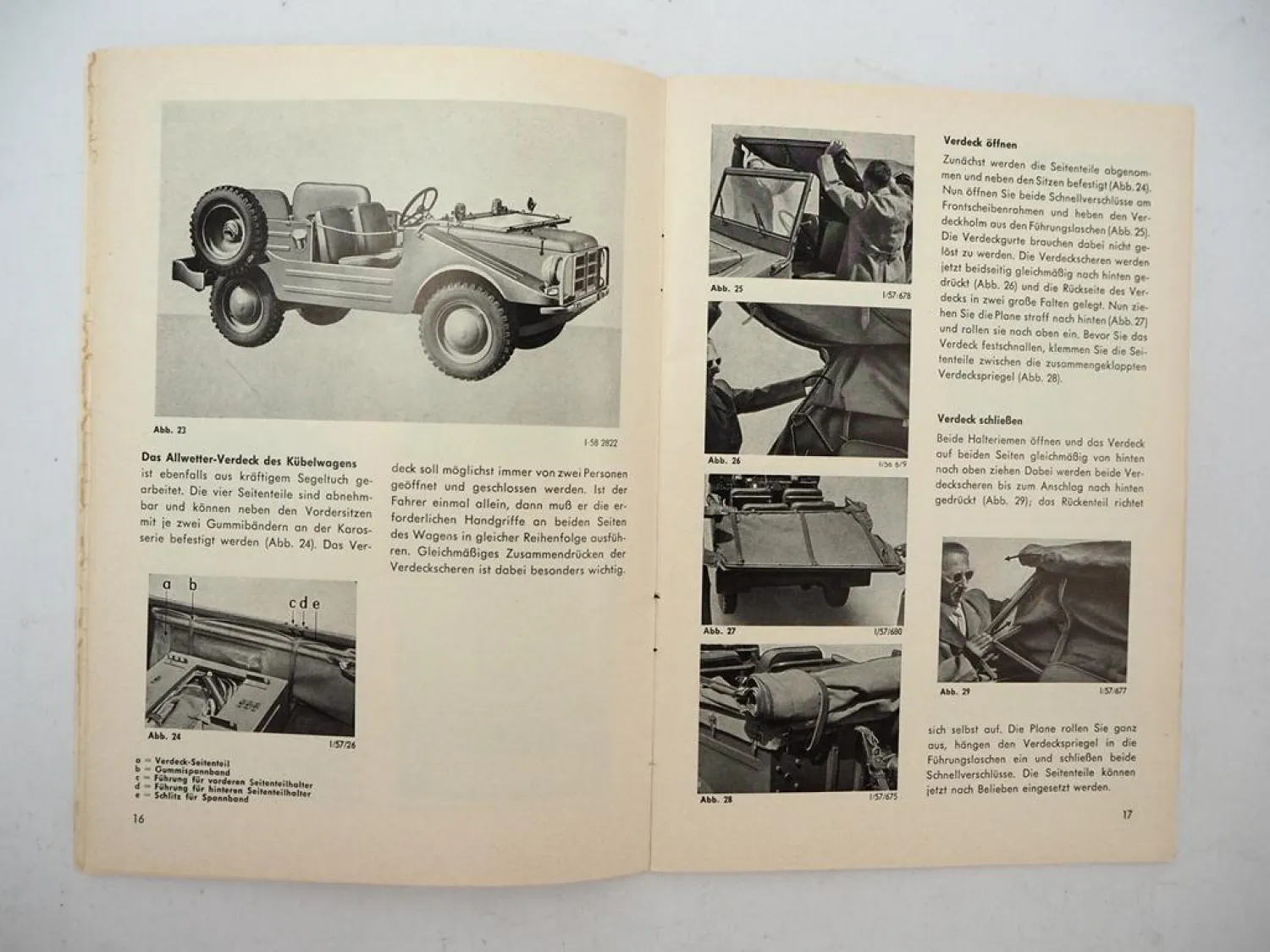 Auto Union DKW Munga Geländewagen Betriebsanleitung Bedienung Wartung ca. 1958