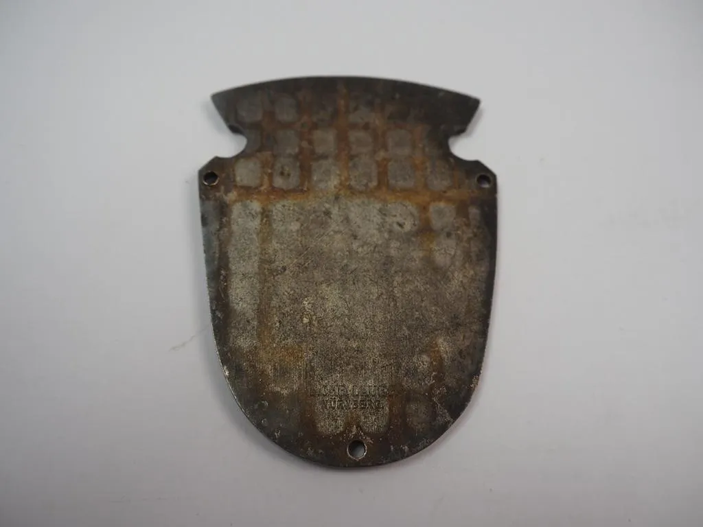 Autoplakette Coburg 1. Gauwertungsfahrt Nordbayern 1953 aus Metall Emaille