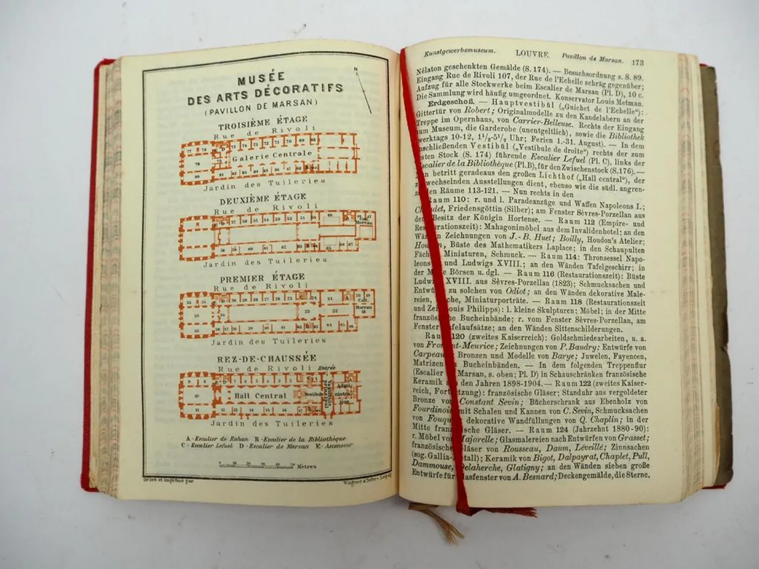 Baedekers Reisehandbuch Paris Ausgabe 1923