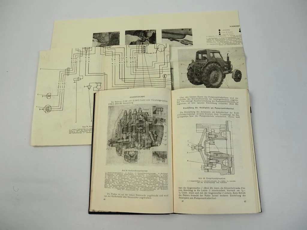 Belarus MTS 80 80L 82 82L Traktor Bedienungsanleitung Wartung ca. 1965