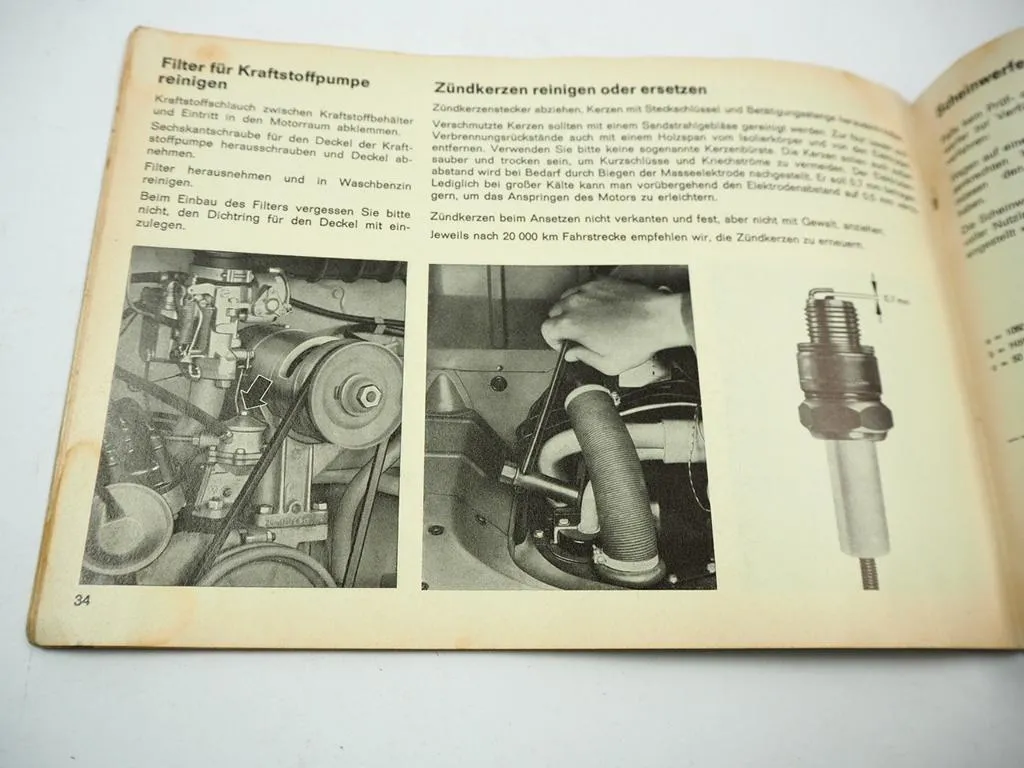 Betriebsanleitung VW T2 Bus Transporter Bedienungsanleitung 1969