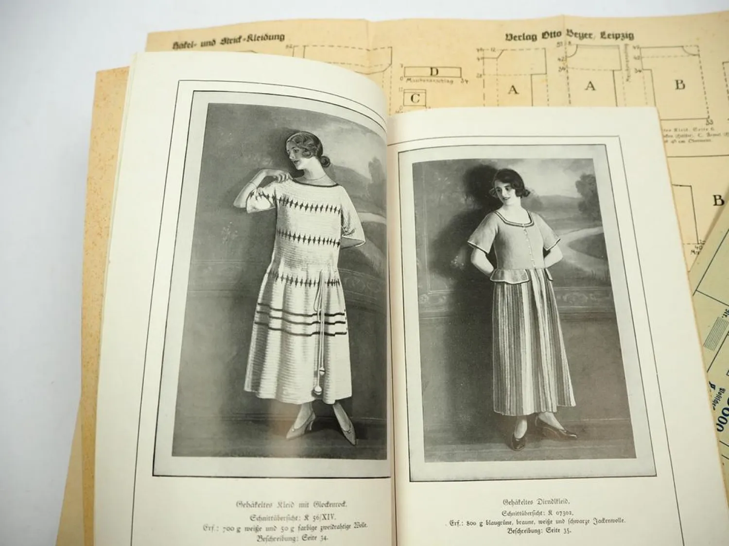 Beyers Handarbeitsbücher Häkel und Strickkleidung Bd. 56 ca. 1920/30