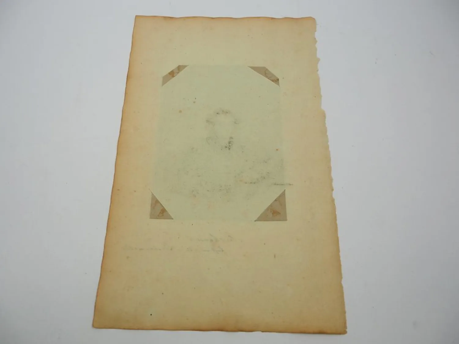 Bleistiftzeichnung Forstmeister von Rockhausen? in Fürstenwalde ca. 1830