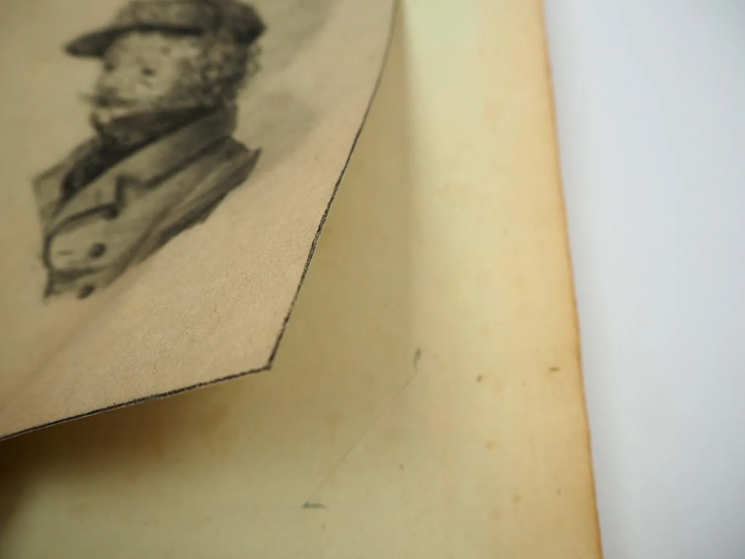 Bleistiftzeichnung Forstmeister von Rockhausen? in Fürstenwalde ca. 1830