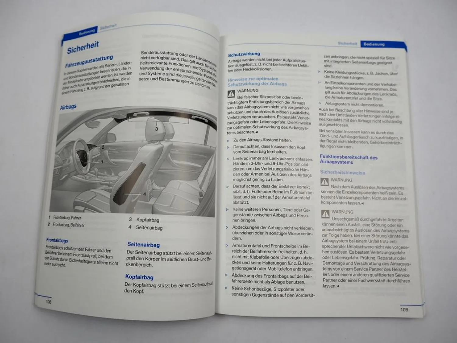 BMW 1er Reihe E81 E87 Betriebsanleitung Bordbuch 2009 Bedienung deutsch