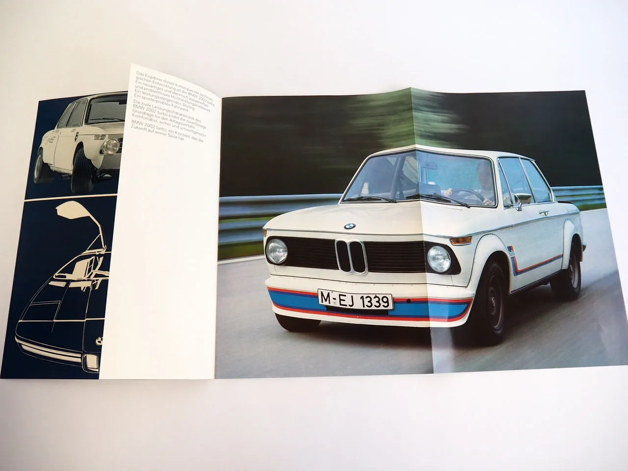 BMW 2002 turbo 170 PS E20 Prospekt 1974