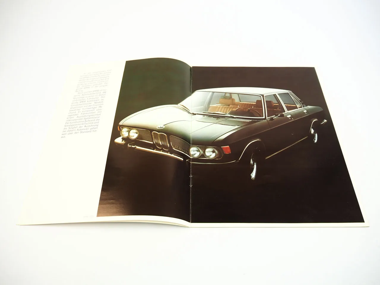 BMW 2500 2800 E3 Vorstellung technische Daten 1969 Prospekt