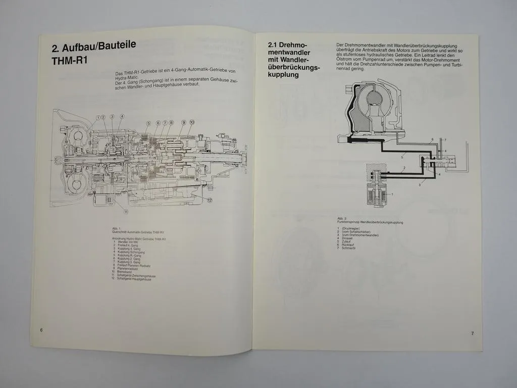 BMW 3er 5er E36 E34 Automatik Getriebe THM-R1 Kundendienstschule 1990