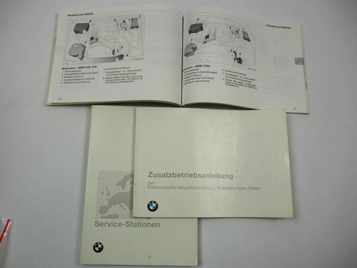 BMW 3er E36 Coupe Cabrio touring 316i - 325 tds Betriebsanleitung Bedienungsanleitung Bordbuch 1995