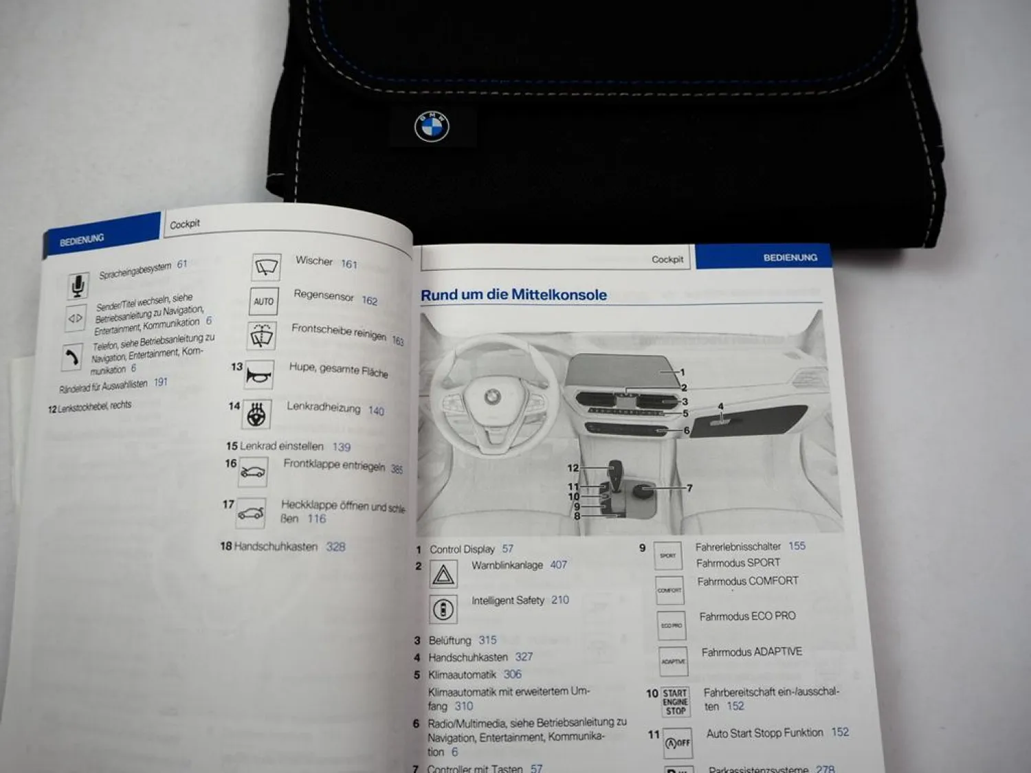 BMW 4er Gran Coupe F44 Betriebsanleitung Bedienungsanleitung 2021 Bordmappe