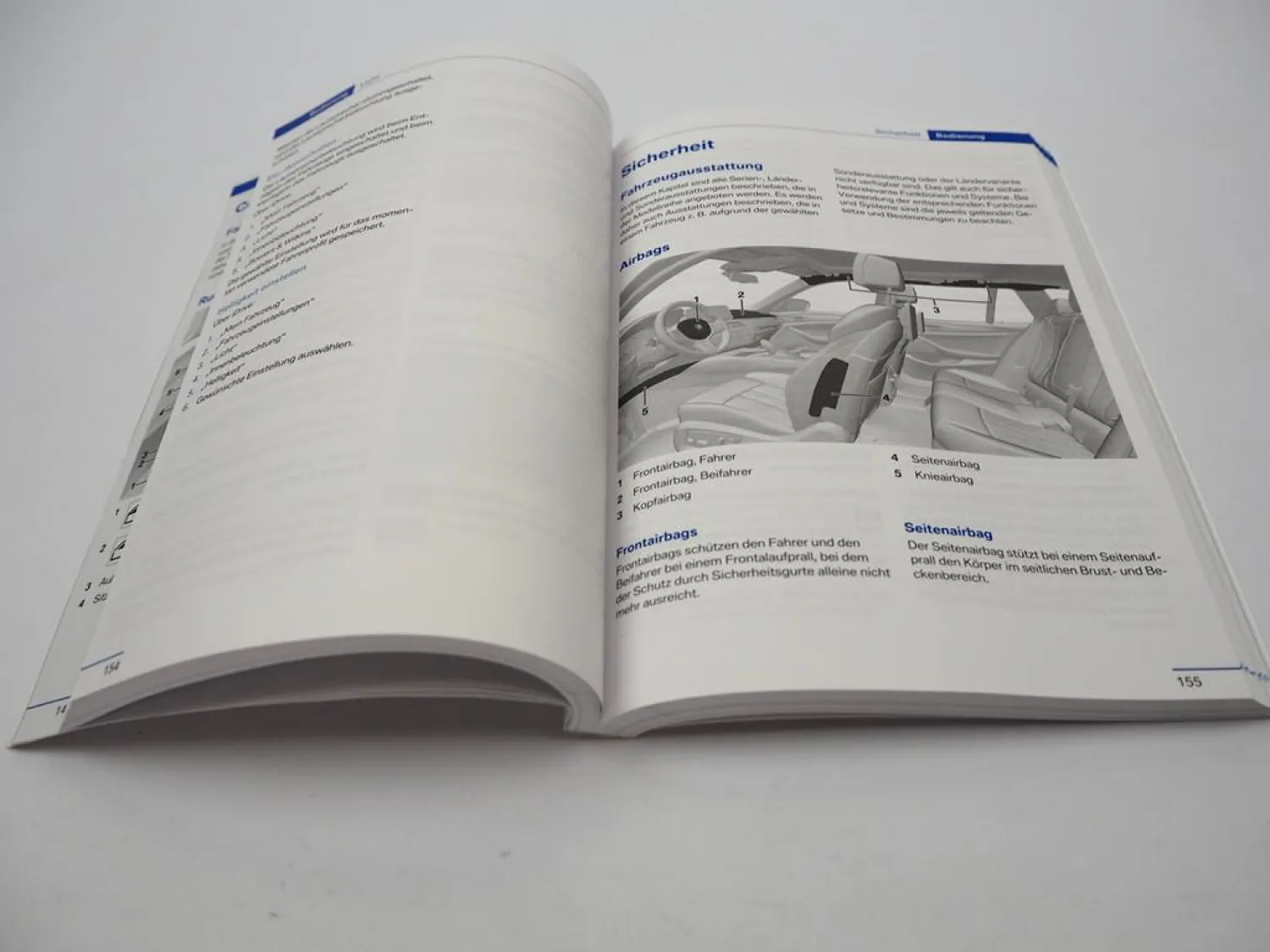 BMW 5er touring G31 520i 530i 540i M550d Betriebsanleitung Bedienung 10/2017 Bordbuch deutsch