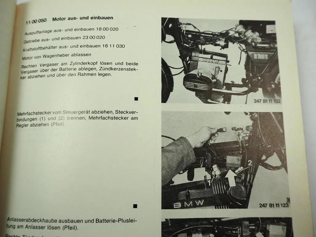 BMW R60/7 R75/7 R80/7 100/7 R100 + T S CS RT RS Reparaturanleitung 1976/82