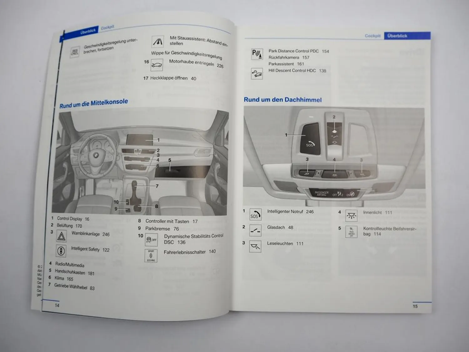 BMW X1 F48 Betriebsanleitung Bedienungsanleitung 2016 Bordbuch deutsch