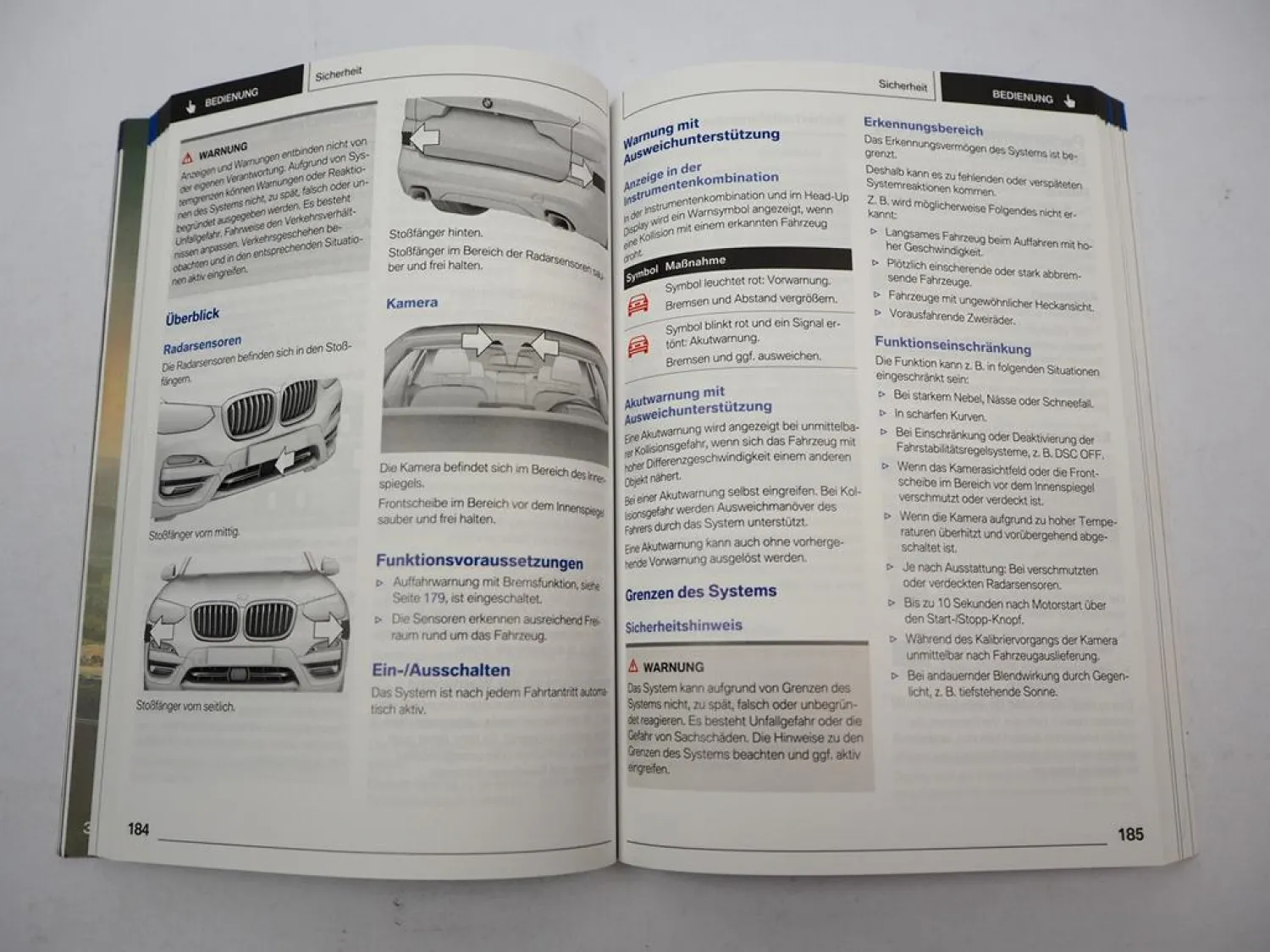 BMW X3 G01 xDrive sDrive M40i Betriebsanleitung Bedienung Oktober 2018 Bordbuch