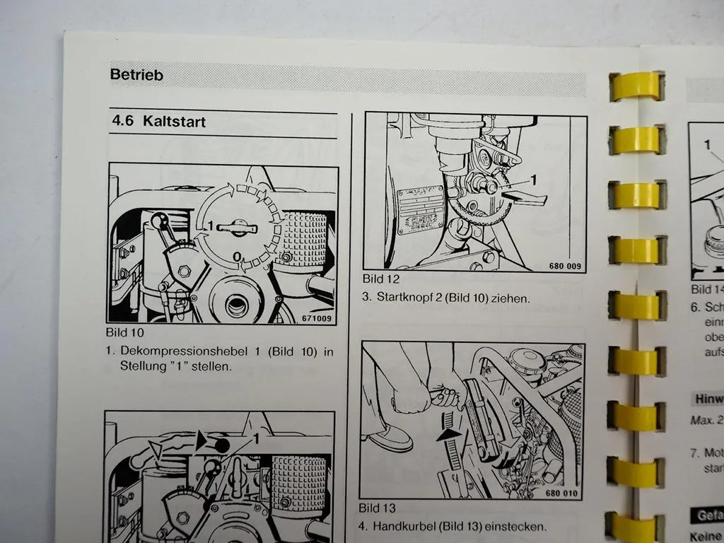 Bomag BP 20/48D 20/60D 23/48D 23/60D Vibrationsplatte Betriebsanleitung 1990