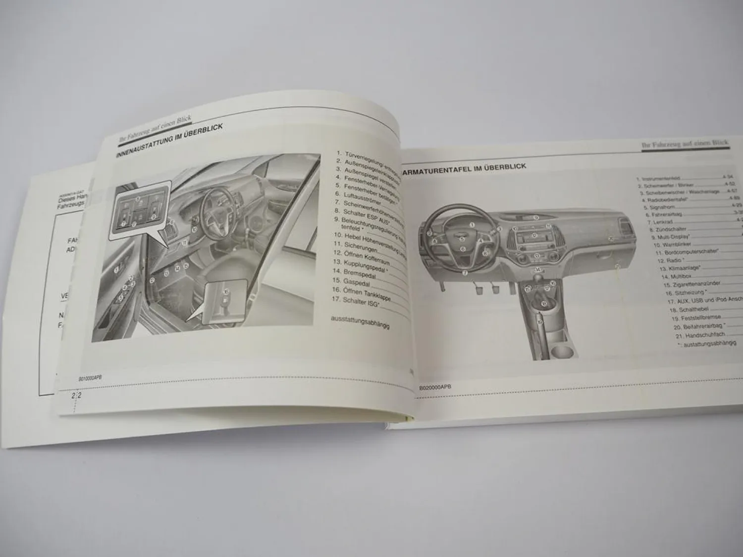 Bordbuch Hyundai i20 PB Betriebsanleitung 4/2013 Bedienungsanleitung Deutsch