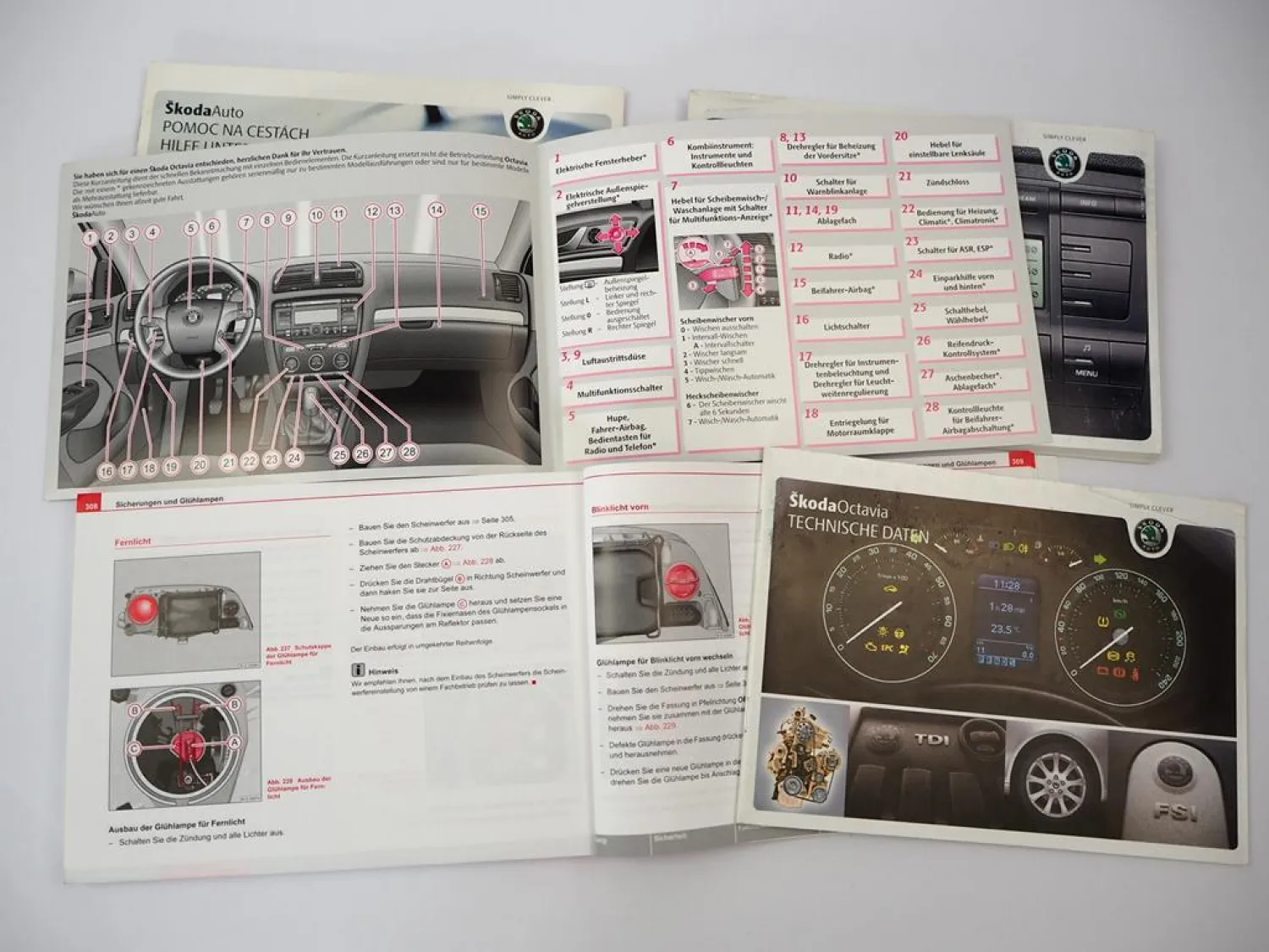 Bordbuch Skoda Octavia 2 1Z Betriebsanleitung Bedienung 5/2005 Handbuch Deutsch