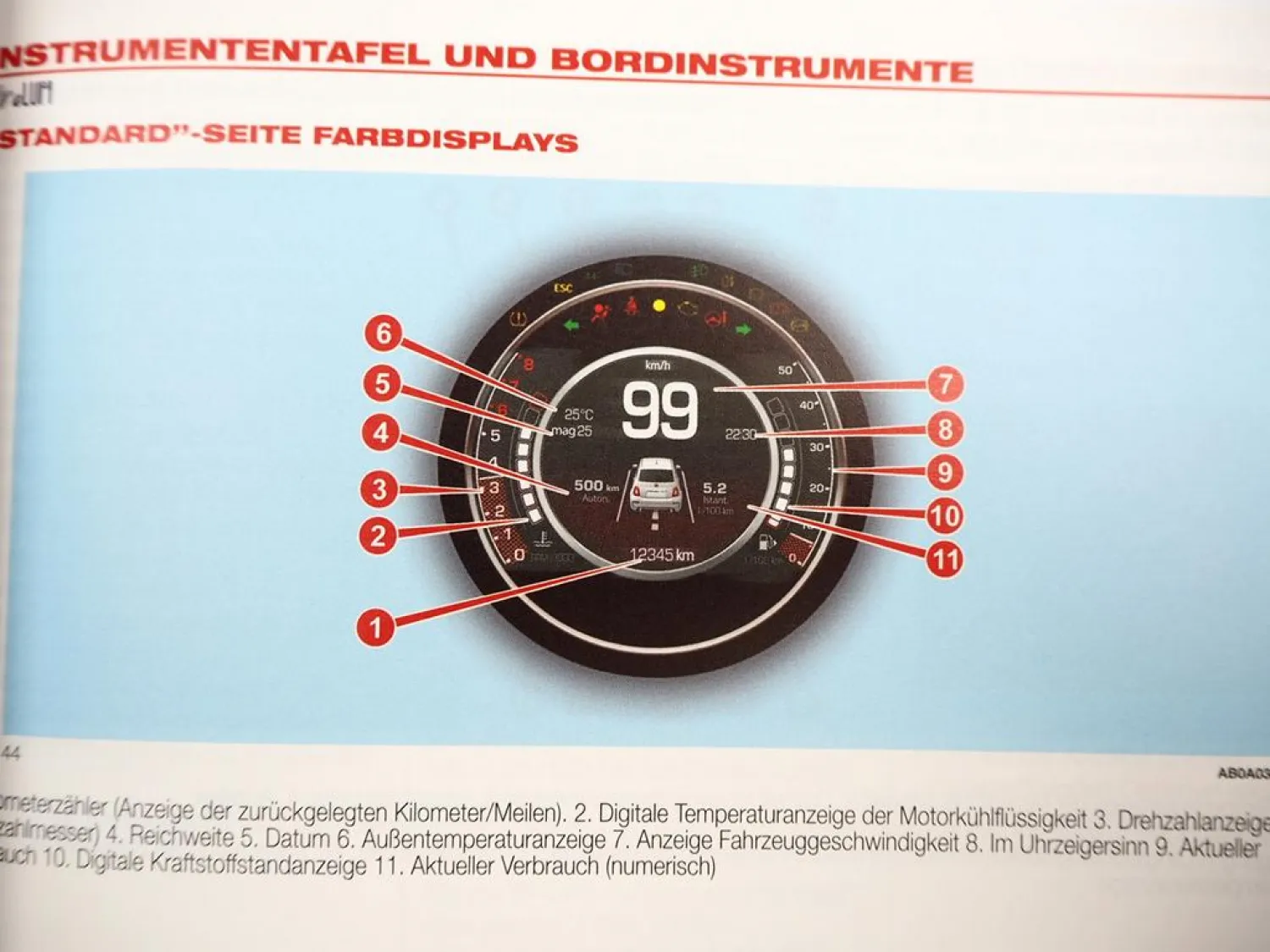 Bordmappe Abarth 595 595C Betriebsanleitung 2017 Bedienung Handbuch Deutsch FCA