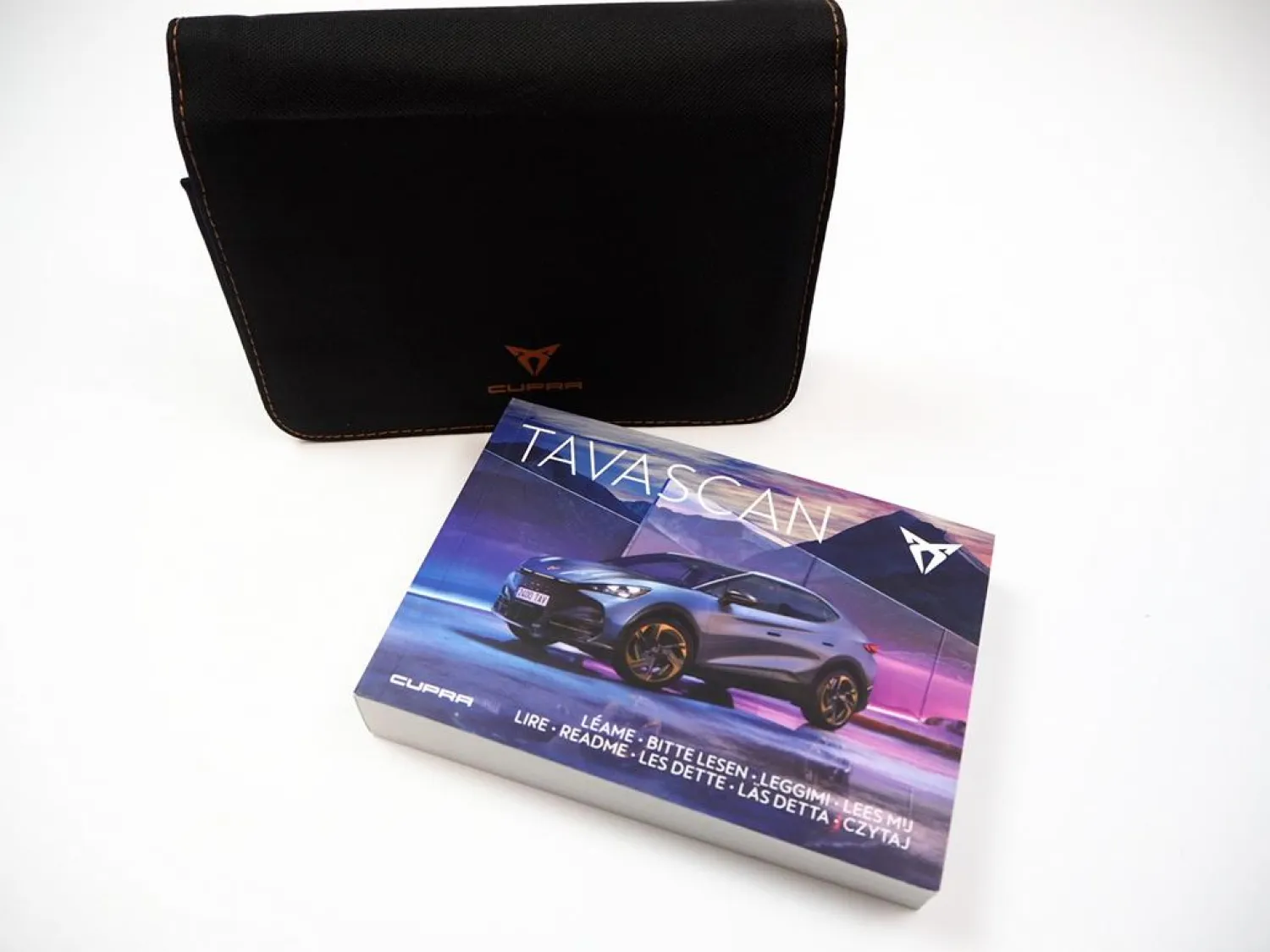 Bordmappe Cupra TAVASCAN Betriebsanleitung 11/2024 Readme Leame Les Dette Czytaj